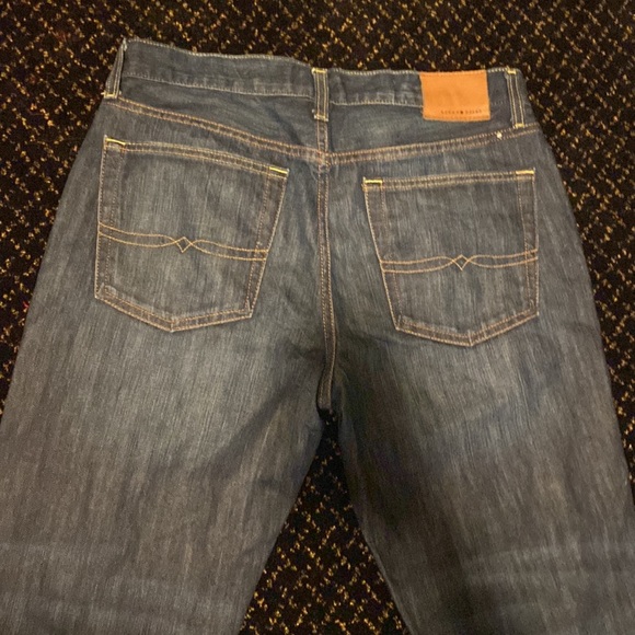 low rise dark blue jeans - Picture 3 of 4